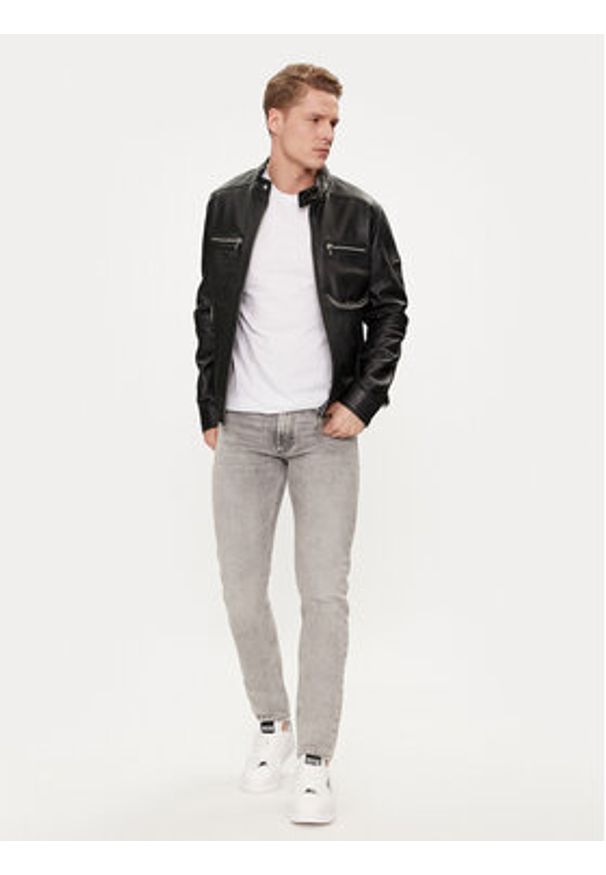 Versace Jeans Couture Jeansy 76GAB5D0 Czarny Slim Fit. Kolor: czarny