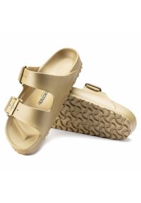 Klapki Birkenstock Arizona 1022465 złoty. Kolor: złoty. Materiał: tworzywo sztuczne, skóra. Styl: klasyczny #5