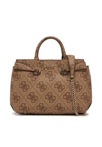 Guess Torebka HWOS96 39060 Brązowy. Kolor: brązowy. Materiał: skórzane