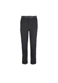 Bergson - Spodnie Trekkingowe ASEN 4W Softshell Black. Kolor: czarny. Materiał: softshell