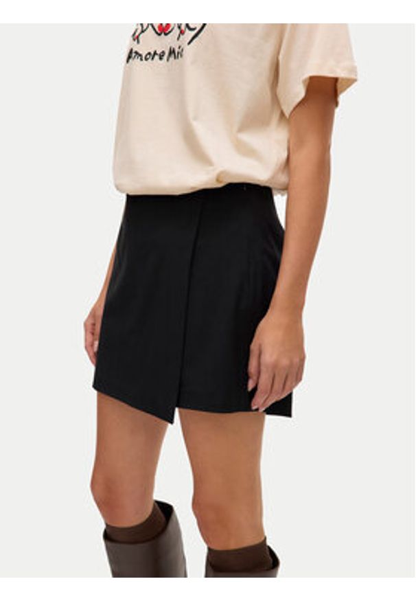 Vero Moda Spódnico-szorty Melina 10332054 Czarny Loose Fit. Kolor: czarny. Materiał: syntetyk
