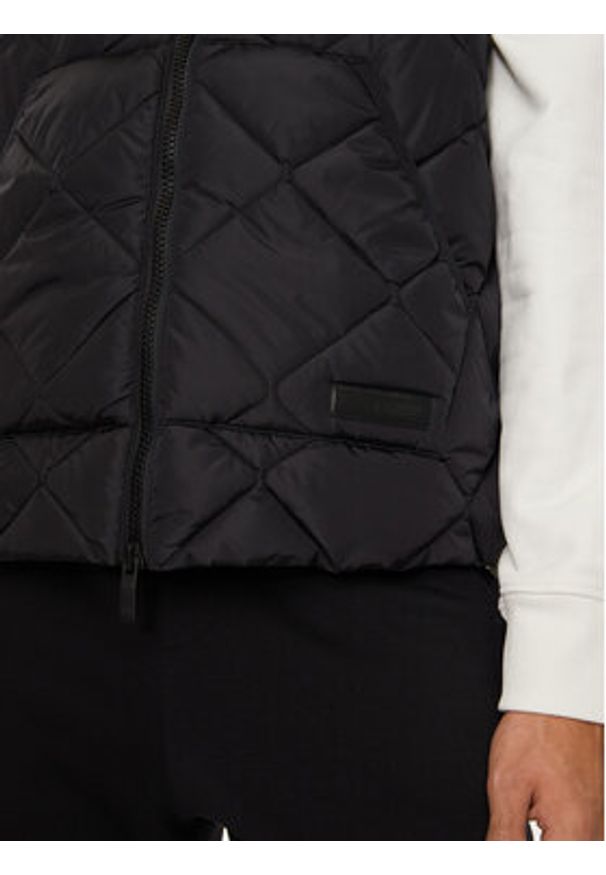 Armani Exchange Kamizelka 6DZQ01 ZN4XZ 1200 Czarny Regular Fit. Kolor: czarny. Materiał: syntetyk