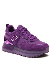 Sneakersy Liu Jo. Kolor: fioletowy