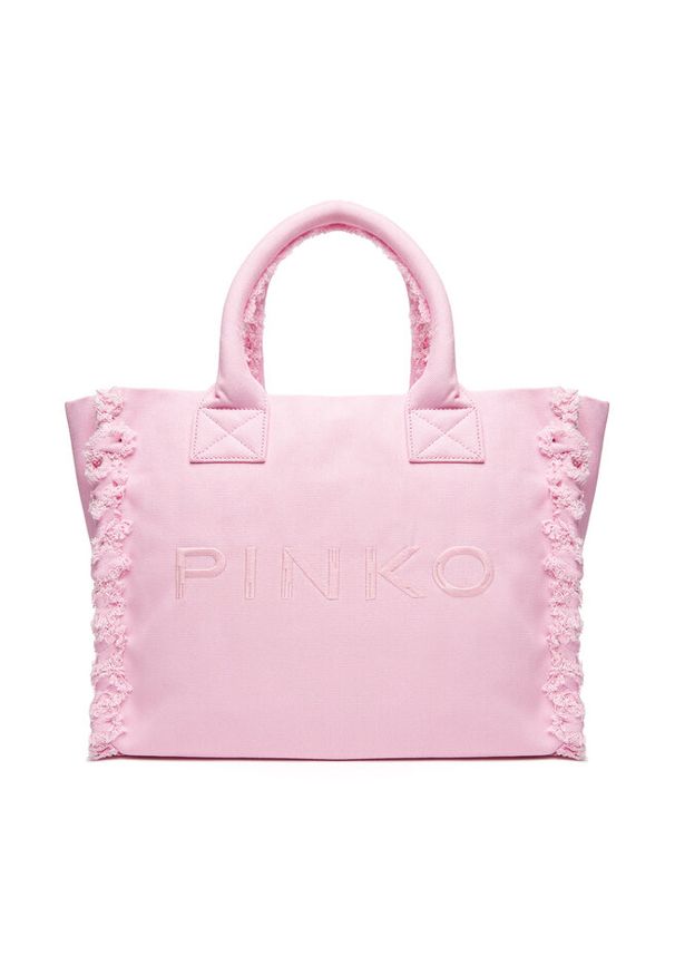 Pinko - Torebka PINKO. Kolor: różowy