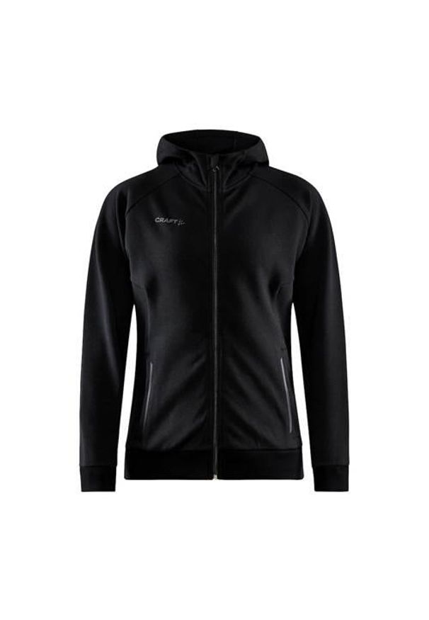Bluza sportowa damska Craft Core Soul Full Zip. Typ kołnierza: kaptur. Kolor: czarny