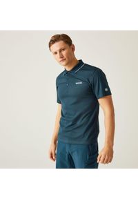 Regatta - Maverik V męska koszulka polo. Typ kołnierza: polo. Kolor: wielokolorowy, niebieski, brązowy, zielony. Materiał: poliester. Styl: klasyczny #1