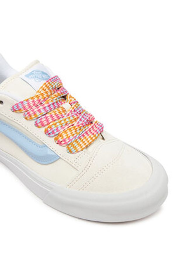 Vans Tenisówki Knu Skool VN000D6ZZ5D1 Écru. Kolor: kremowy. Materiał: skóra, zamsz