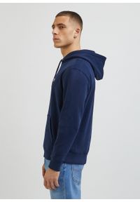 Lee - LEE PLAIN HOODIE MĘSKA BLUZA Z KAPTUREM EMPEROR NAVY L80YRFA67. Typ kołnierza: kaptur #3