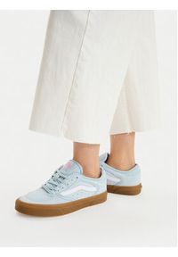 Vans Sneakersy Rowley Classic VN000SF4FOA1 Błękitny. Kolor: niebieski. Materiał: skóra, zamsz. Model: Vans Classic #5