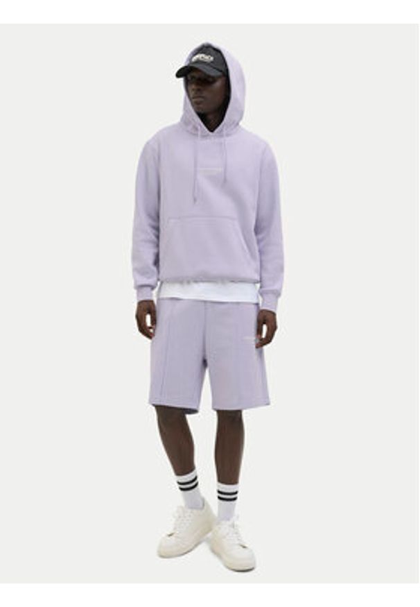 Jack & Jones Szorty sportowe Vesterbro 12252251 Fioletowy Relaxed Fit. Kolor: fioletowy. Materiał: bawełna, syntetyk. Styl: sportowy