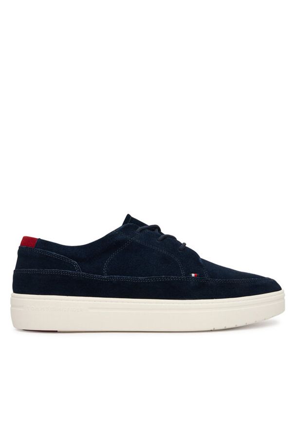 TOMMY HILFIGER - Tommy Hilfiger Sneakersy Hilfiger Light Hybrid Suede Shoe FM0FM05788 Granatowy. Kolor: niebieski. Materiał: zamsz, skóra