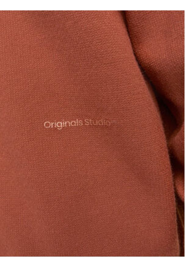 Jack & Jones Sweter Vesterbro 12261852 Brązowy Loose Fit. Kolor: brązowy. Materiał: wiskoza