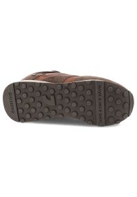 Hot Potatoes by Gioseppo - Brązowe Sneakersy Gioseppo Eleganckie Obuwie Damskie Na Koturnie. Okazja: na co dzień, na spacer. Zapięcie: sznurówki. Kolor: brązowy. Materiał: zamsz, tkanina, materiał. Obcas: na koturnie. Styl: elegancki #3