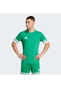 Adidas - Koszulka Squadra 25. Kolor: biały, wielokolorowy, zielony. Materiał: materiał