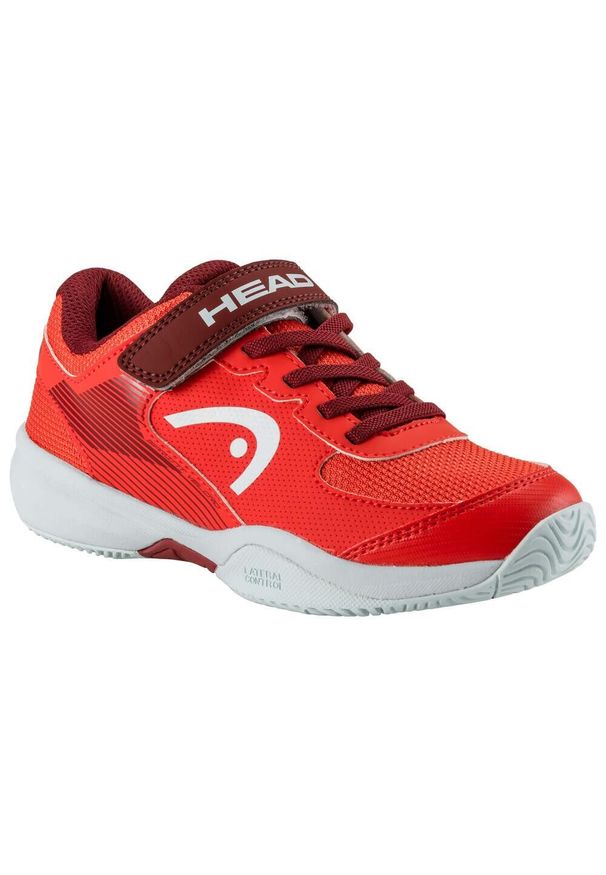 Buty tenisowe dziecięce Head Sprint Velcro 3.0. Kolor: czerwony, wielokolorowy, pomarańczowy, biały. Sport: tenis, bieganie