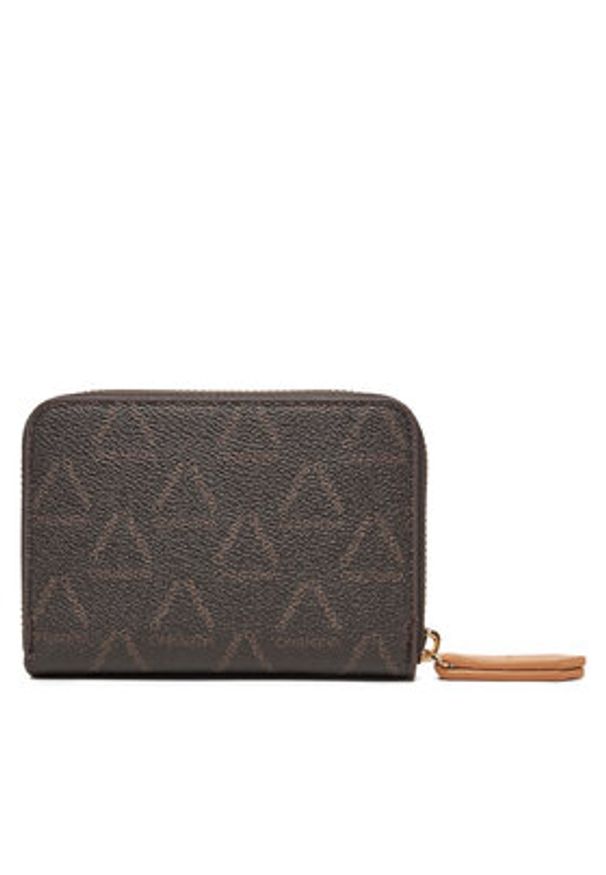 VALENTINO - Valentino Duży Portfel Damski VPS8GT137 Khaki. Kolor: brązowy. Materiał: skóra