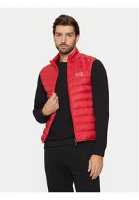 EA7 Emporio Armani Bezrękawnik 8NPQ06 PNGPZ 1461 Czerwony Regular Fit. Kolor: czerwony. Materiał: syntetyk. Długość rękawa: bez rękawów