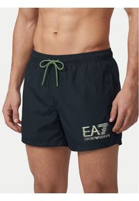 EA7 Emporio Armani Szorty kąpielowe 7M001678 AF21069 UB102 Granatowy Regular Fit. Kolor: niebieski. Materiał: syntetyk #1