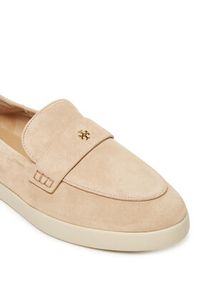 Tory Burch Półbuty Ballet Sport 158073 Beżowy. Kolor: beżowy. Materiał: zamsz, skóra. Styl: sportowy #4