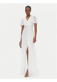 Rinascimento Sukienka wieczorowa CFC0122466003 Biały Regular Fit. Kolor: biały. Materiał: syntetyk. Styl: wizytowy #3