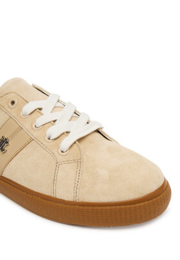 Lauren Ralph Lauren - LAUREN RALPH LAUREN Sneakersy Janson II 802868344004 Beżowy. Kolor: beżowy. Materiał: zamsz, skóra