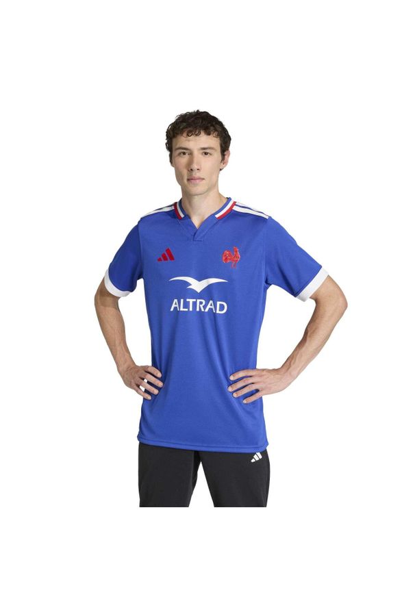 Adidas - Koszulka domowa Francji 2025/26. Kolor: niebieski