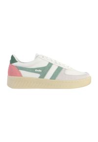 Buty do chodzenia damskie Gola Grandslam Trident. Kolor: biały. Materiał: skóra, materiał. Szerokość cholewki: normalna. Sport: turystyka piesza