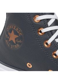 Converse Sneakersy Run Star Hike Platform Metallic & Leather A04183C Czarny. Kolor: czarny. Materiał: skóra. Obcas: na platformie. Sport: bieganie #5