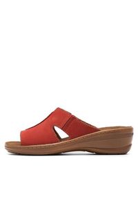 Go Soft Klapki ARC-4854-07 Czerwony. Kolor: czerwony. Materiał: nubuk, skóra #4