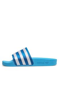 Adidas - adidas Klapki adilette W GX8639 Niebieski. Kolor: niebieski. Materiał: materiał