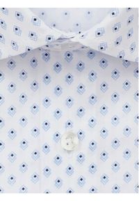 Seidensticker Koszula 01.642160 Biały Slim Fit. Kolor: biały. Materiał: bawełna