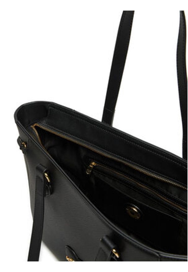 Love Moschino - LOVE MOSCHINO Torebka JC4261PP0LKL0000 Czarny. Kolor: czarny. Materiał: skórzane