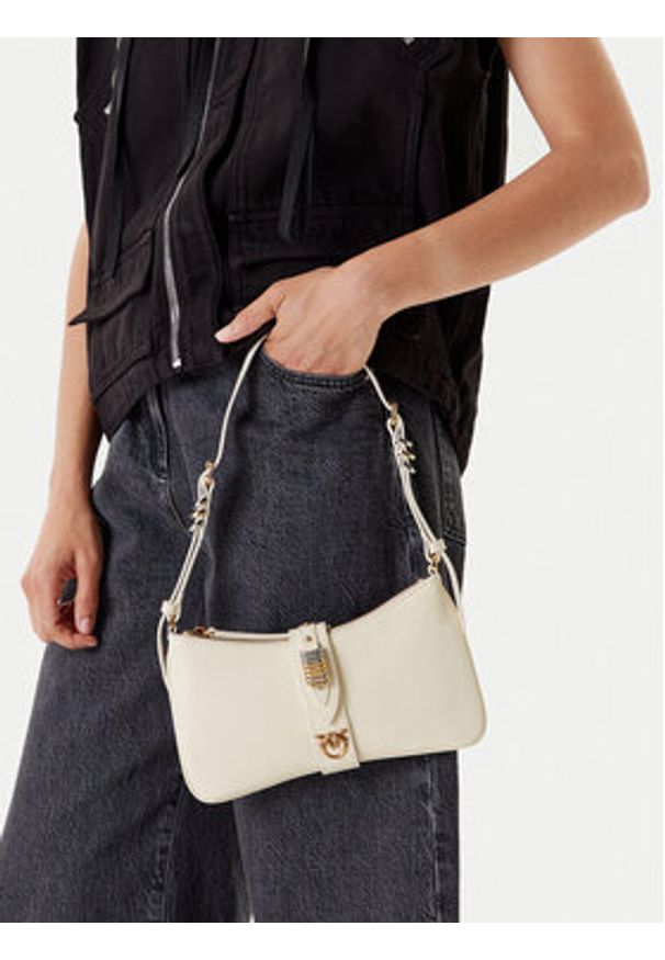 Pinko - PINKO Torebka Arthemis Shoulder Mini . AI 24-25 PLTT 103512 A29V Écru