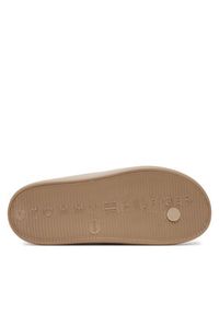 TOMMY HILFIGER - Tommy Hilfiger Japonki Th Comfort Beach Sandal FW0FW08522 Beżowy. Kolor: beżowy