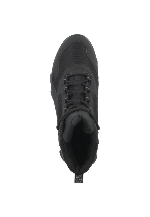ecco - Buty do chodzenia męskie Ecco Mx Mid Gtx. Kolor: czarny. Materiał: skóra. Szerokość cholewki: normalna. Sport: turystyka piesza