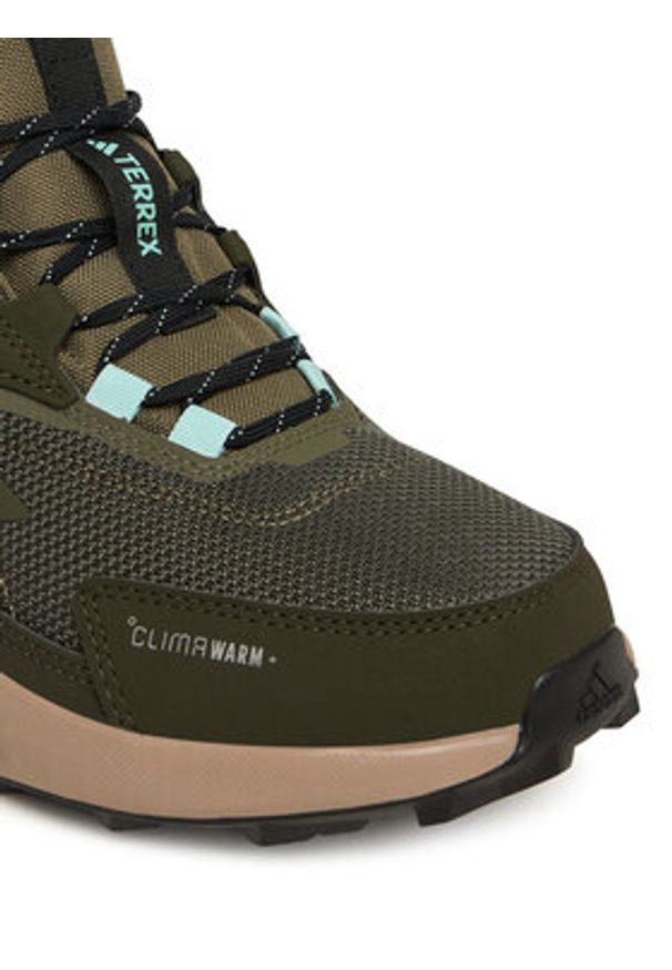 Adidas - adidas Trekkingi Terrex Anylander CLIMAWARM+ JQ9951 Khaki. Kolor: brązowy. Materiał: materiał