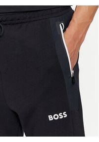 BOSS - Boss Spodnie dresowe Hadiko 1 50510346 Granatowy Regular Fit. Kolor: niebieski. Materiał: bawełna