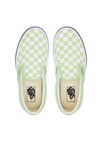 Vans Tenisówki Classic Slip-On VN000D0JE2Y1 Zielony. Zapięcie: bez zapięcia. Kolor: zielony. Materiał: materiał