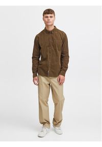 !SOLID - Solid Koszula 21104208 Brązowy Regular Fit. Kolor: brązowy. Materiał: bawełna