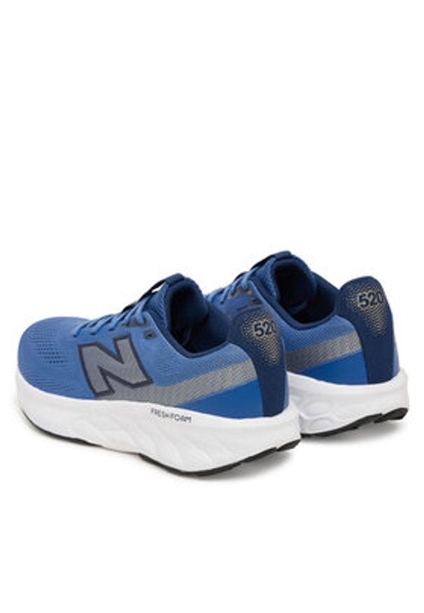 New Balance Buty do biegania Fresh Foam x 520 v9 M52028X Niebieski. Kolor: niebieski. Materiał: materiał