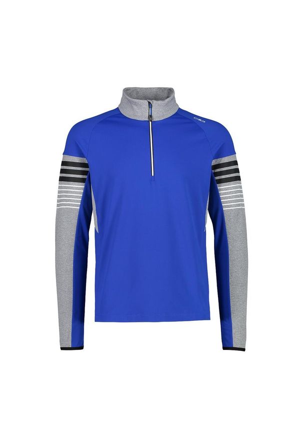 Golf męski narciarski CMP 31L0457. Okazja: na co dzień. Typ kołnierza: golf. Kolor: niebieski. Styl: sportowy, casual. Sport: narciarstwo, golf