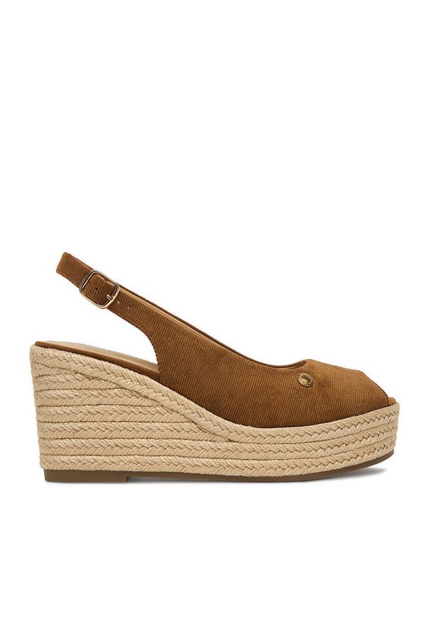 Espadryle Beverly Hills Polo Club. Kolor: brązowy