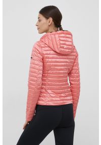 Refrigiwear - RefrigiWear kurtka puchowa damska kolor różowy przejściowa. Kolor: różowy. Materiał: puch. Wzór: gładki #3