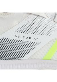 ALLSIX - Buty do siatkówki męskie Allsix 500 FIT. Kolor: zielony, szary, żółty, wielokolorowy, biały. Materiał: kauczuk. Szerokość cholewki: normalna. Sport: siatkówka