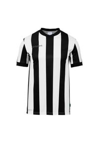 UHLSPORT - Koszulka sportowa męska Uhlsport Retro Stripe. Kolor: biały. Materiał: poliester. Wzór: paski. Sport: piłka nożna