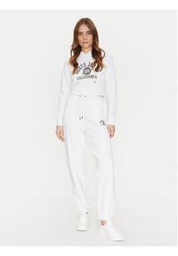 Guess Jeans Spodnie dresowe W5RB63 K68I4 Biały Regular Fit. Kolor: biały. Materiał: bawełna #5