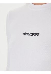 Patrizia Pepe Bluzka 2M4512/J355-W103 Biały Regular Fit. Kolor: biały. Materiał: bawełna #5