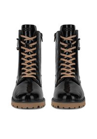 Remonte Trzewiki D8663-00 Czarny. Kolor: czarny. Materiał: lakier, skóra #3