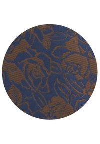 Krawat Męski - Angelo di Monti - Brąz z Niebieskim, Kwiaty. Kolor: niebieski, brązowy, beżowy, wielokolorowy. Materiał: tkanina. Wzór: kwiaty. Styl: elegancki, wizytowy #5