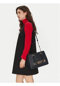 Love Moschino - LOVE MOSCHINO Torebka JC4022PP1MKD0000 Czarny. Kolor: czarny. Materiał: skórzane #5